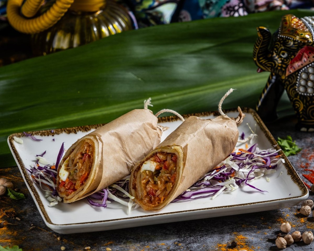 027. Vegetable Kathi Roll  (LF)