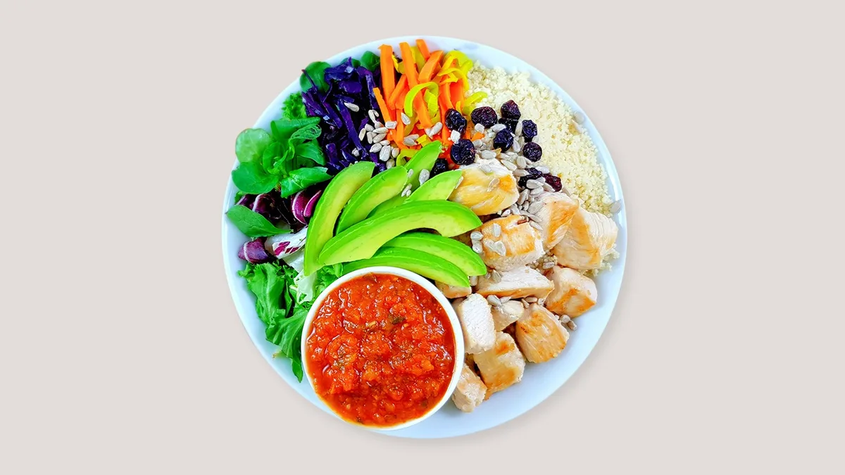Avocado Chicken Buddha Bowl
