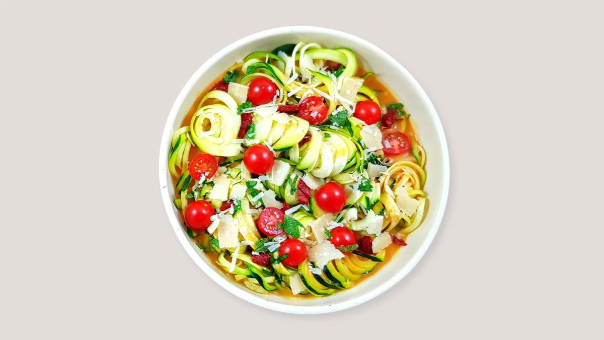 Low Carb Mediterrane Zoodles