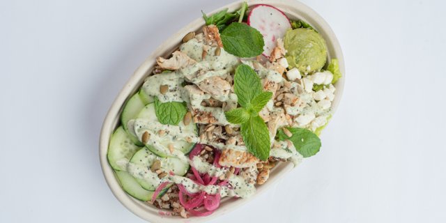 Individual Green Glow Bowl