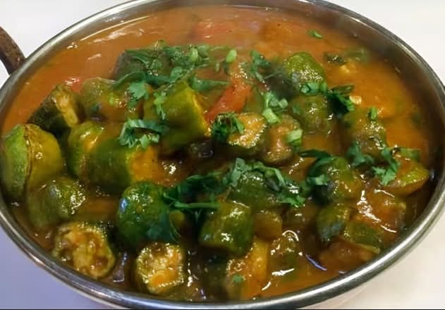 Okra Masala (Vegetarian)