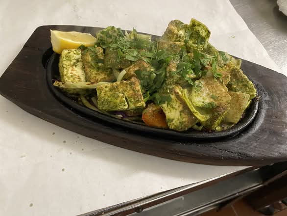 Pesto Paneer Tikka
