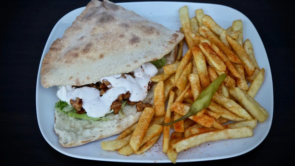 Kylling Kebab Tallerken