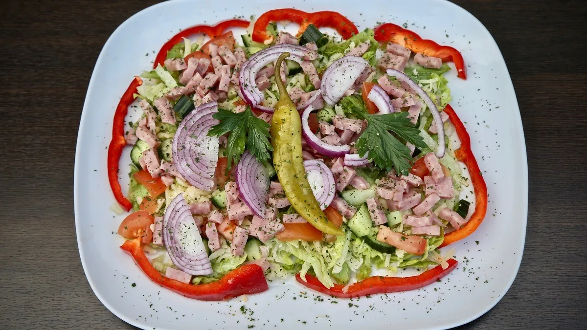 Skinke Salat