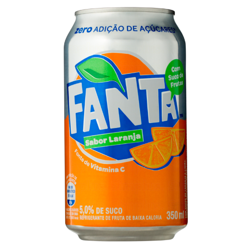 Fanta Laranja Zero Lata