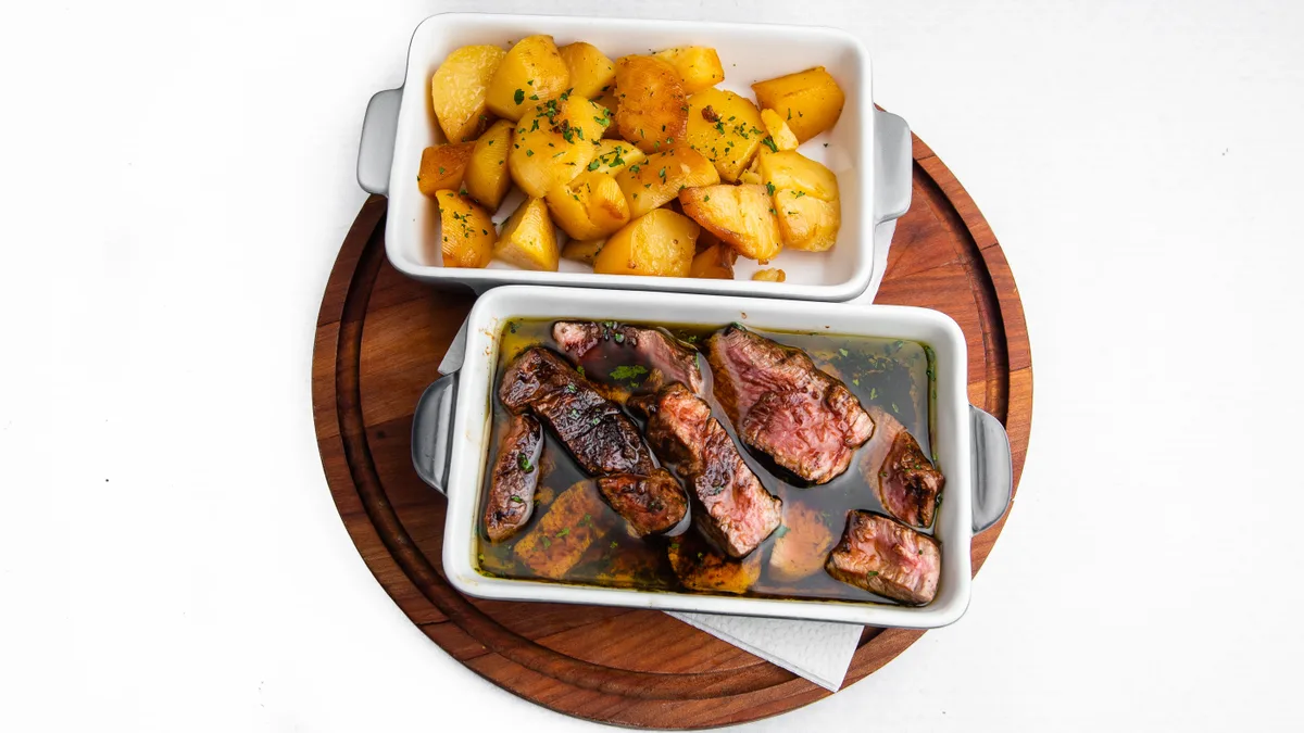 Biftek u aromatičnom ulju