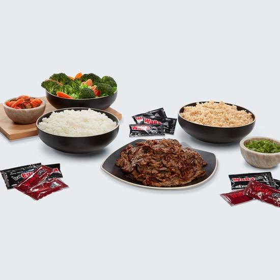 Marinated Steak Family Meal