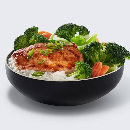 Salmon Veggie Bowl
