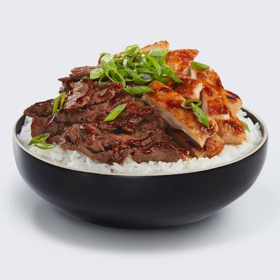 WaBa Chicken and Steak Bowl