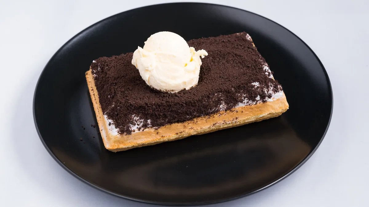 Waffle sa Oreo keksom