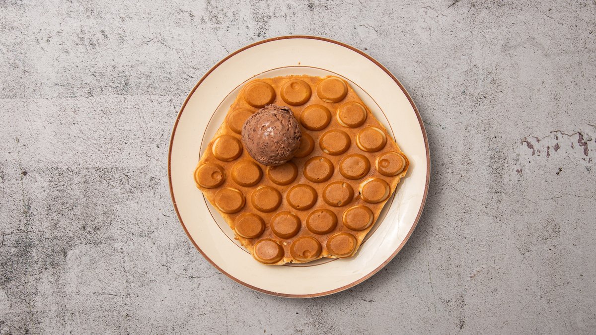 Bubble Waffle - 1 Kugle Is