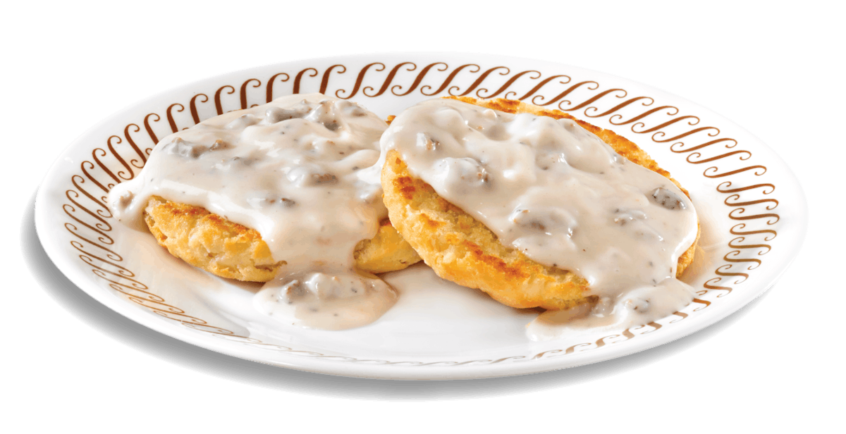 GRILLED BISCUIT and GRAVY