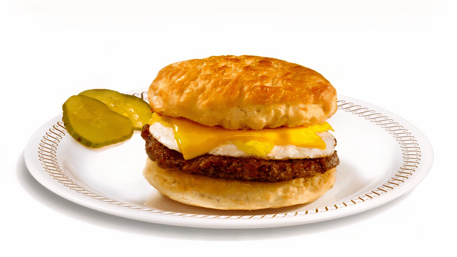 SAUSAGE, EGG and CHEESE BISCUIT