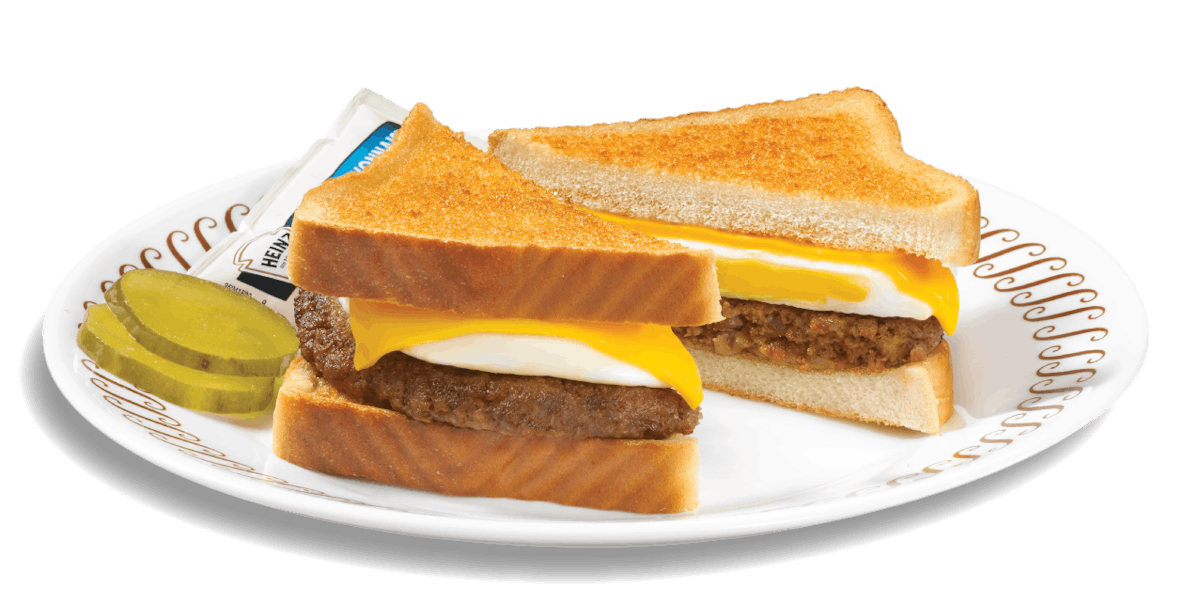 SAUSAGE EGG and CHEESE SANDWICH