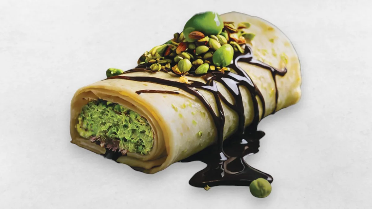 Dubai Chocolate Crêpe