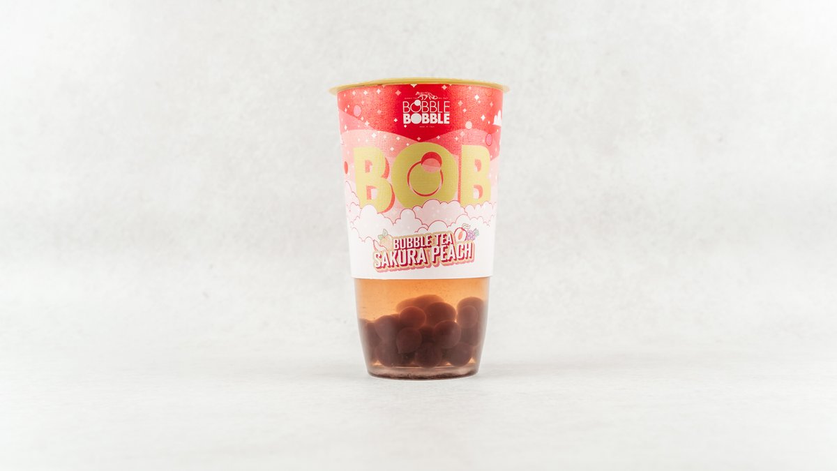 Bubble tea - Sakura peach 0,36 l