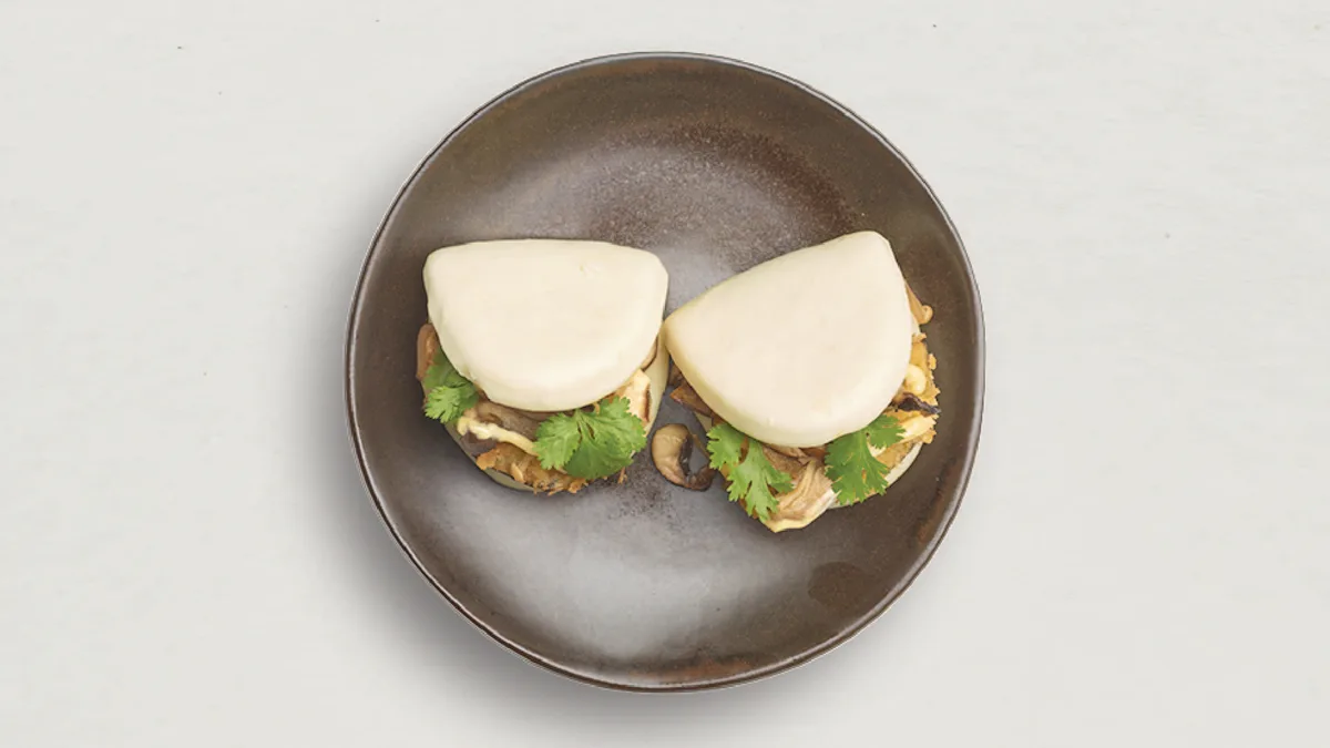 116. Mixed Mushrooms Bao Bun