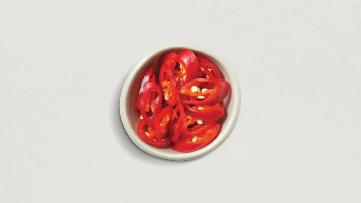 303. Extra Freshly Cut Chillies