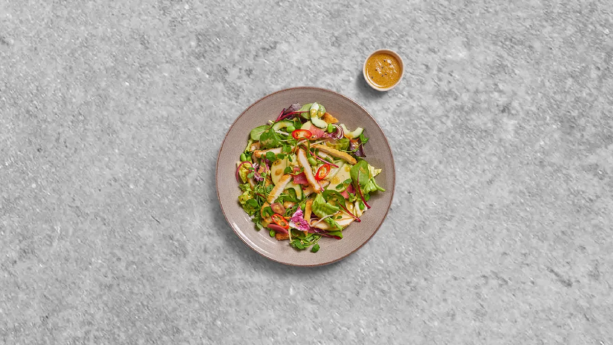 66. Chicken Katsu Salad
