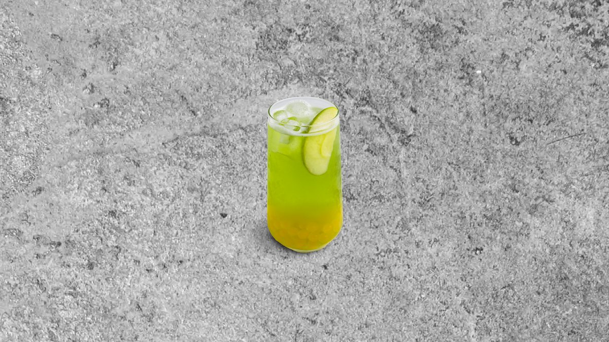 719. Apple on the Peach Bubble Tea