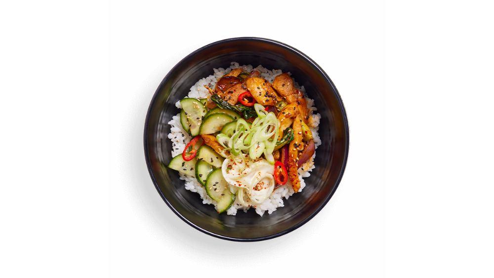 56 gochujang rice bowl kylling