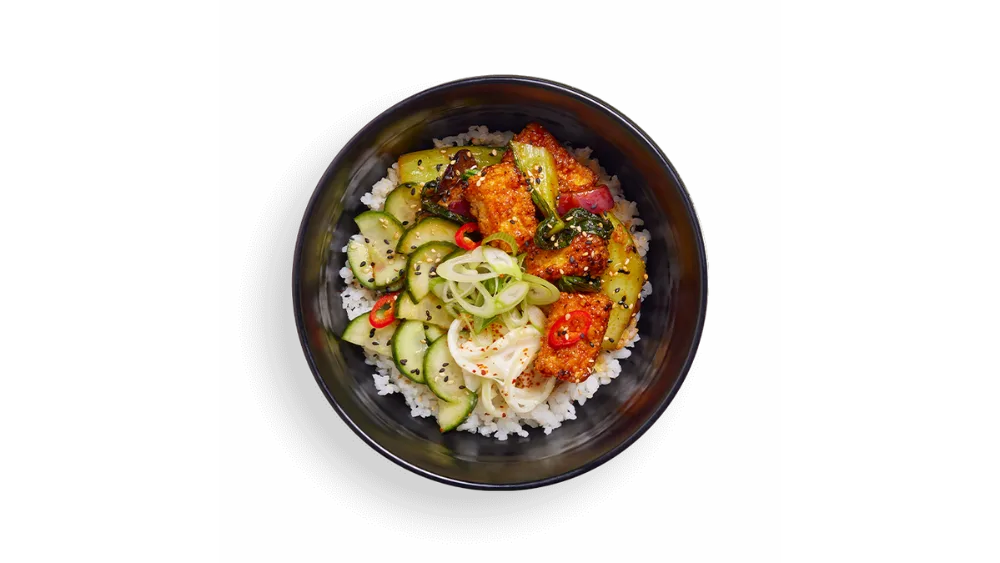 58 gochujang rice bowl tofu