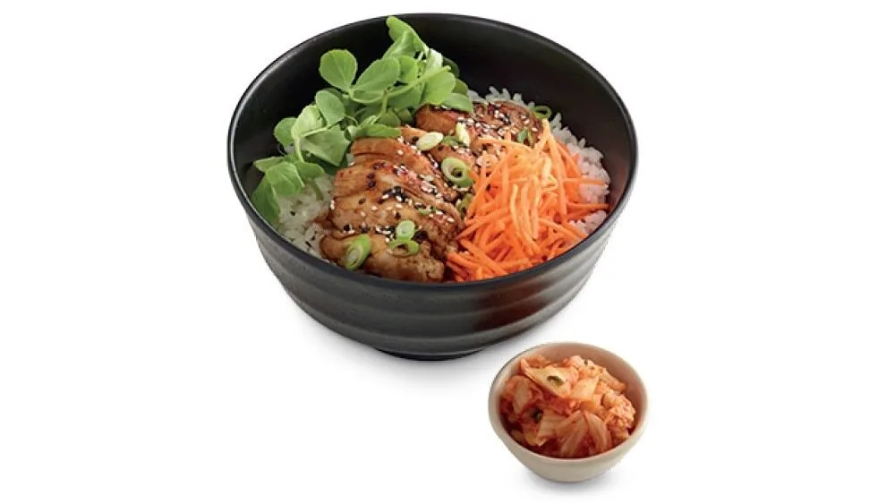 70 Teriyaki donburi med kylling