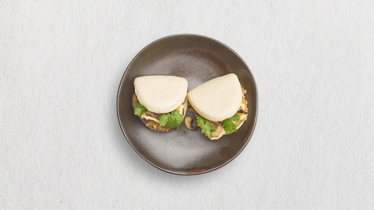 Bao buns yasai | hríby + baklažán (vg)