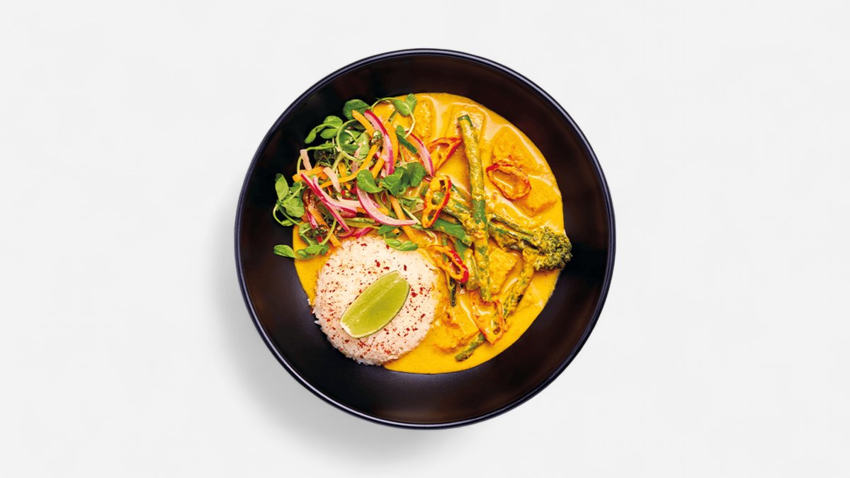 Coconut kare roasted butternut squash (vg)