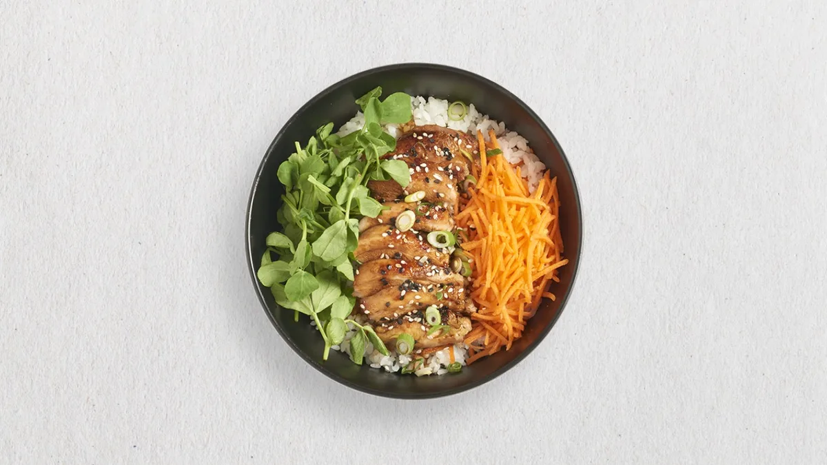 Teriyaki donburi s kuracím mäsom