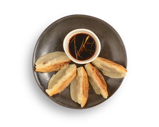 steamed pork gyoza