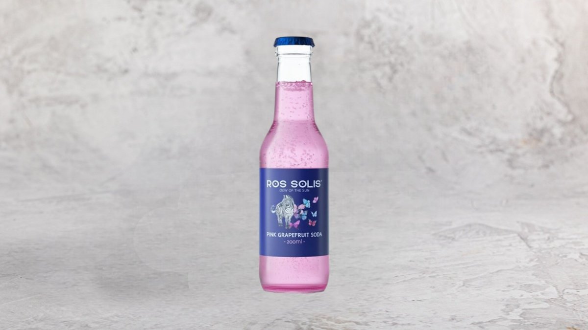 Ros Solis Pink Grapefruit Soda 200 ml
