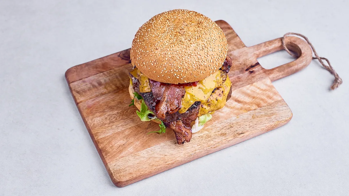 Double American Burger