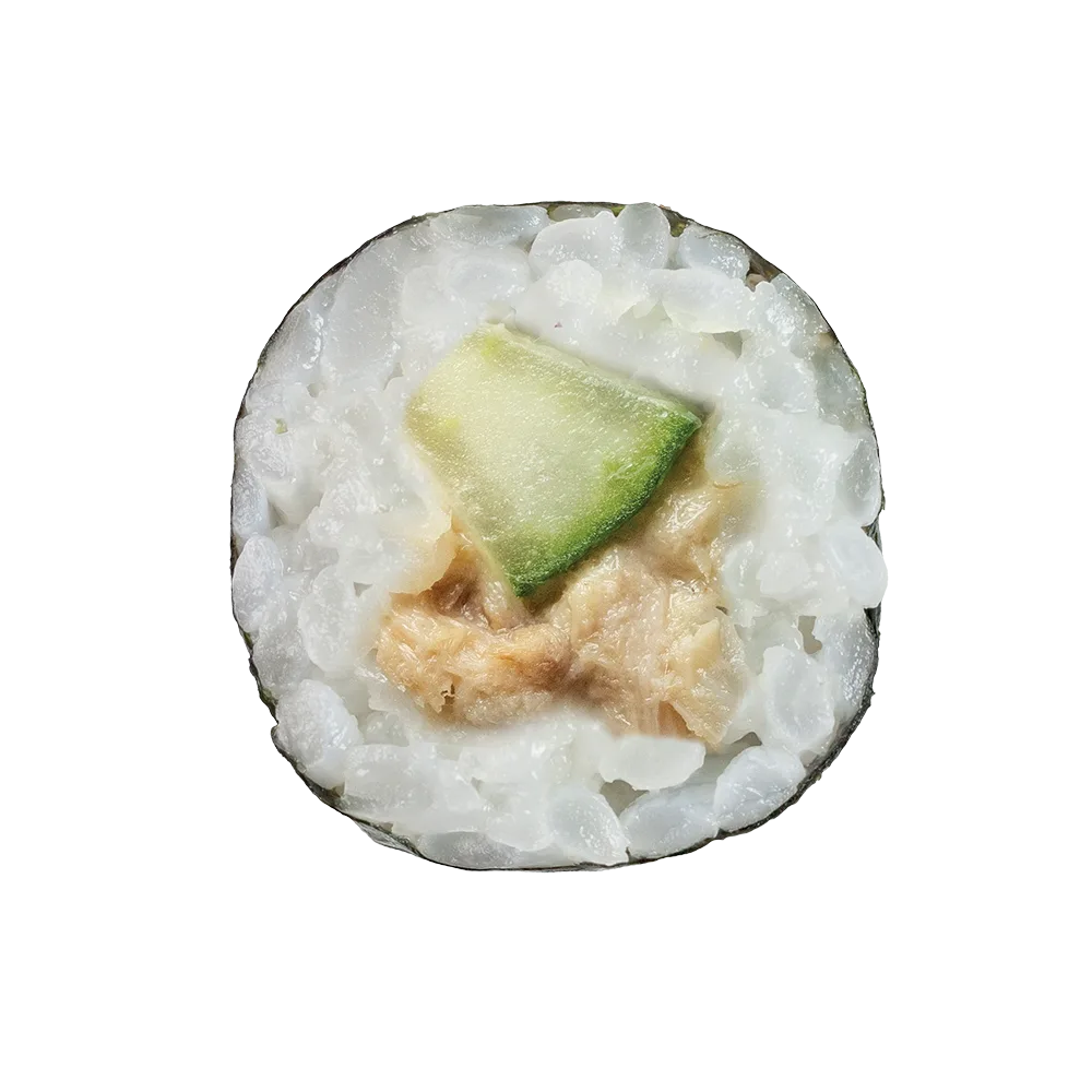 Tonhalkrémes uborka maki