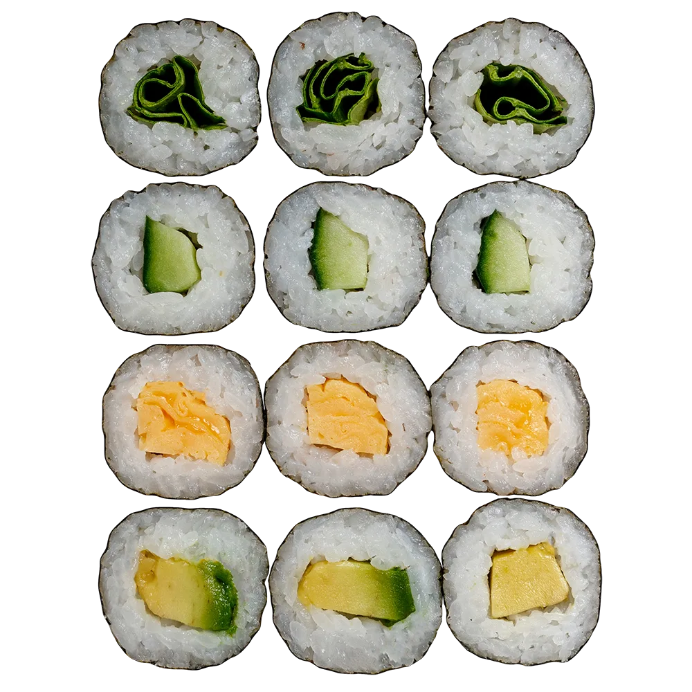 Yasai maki válogatás (12 db)