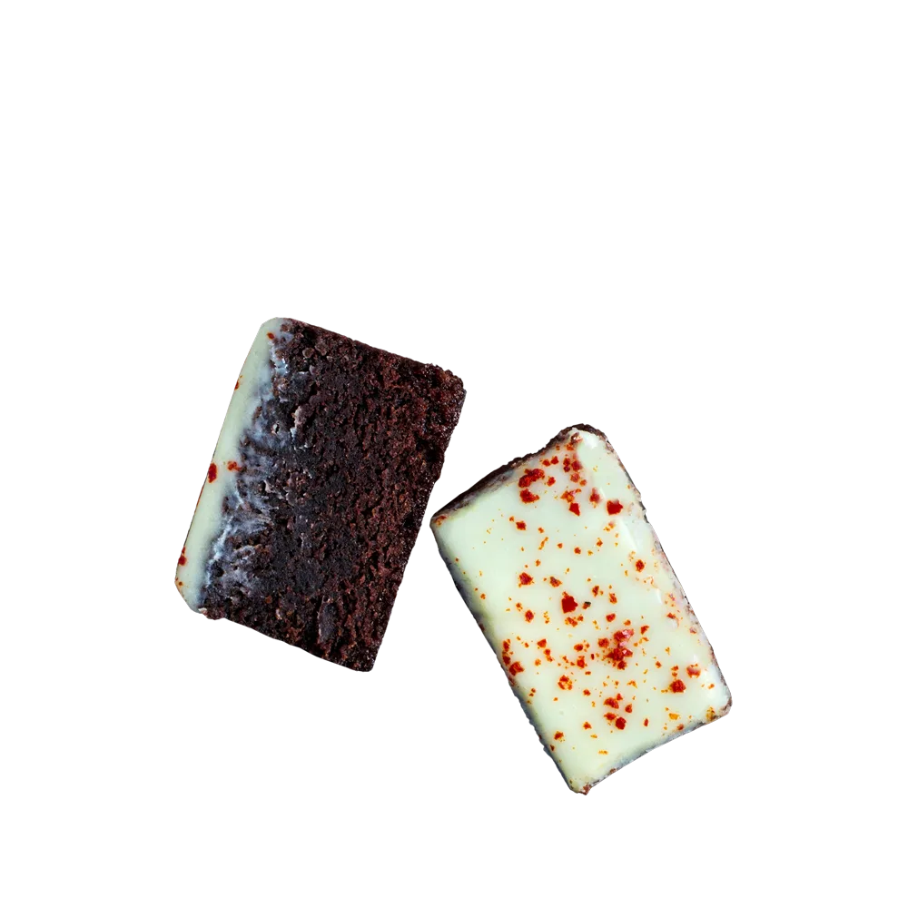 Brownie chilis fehércsokival (6db)