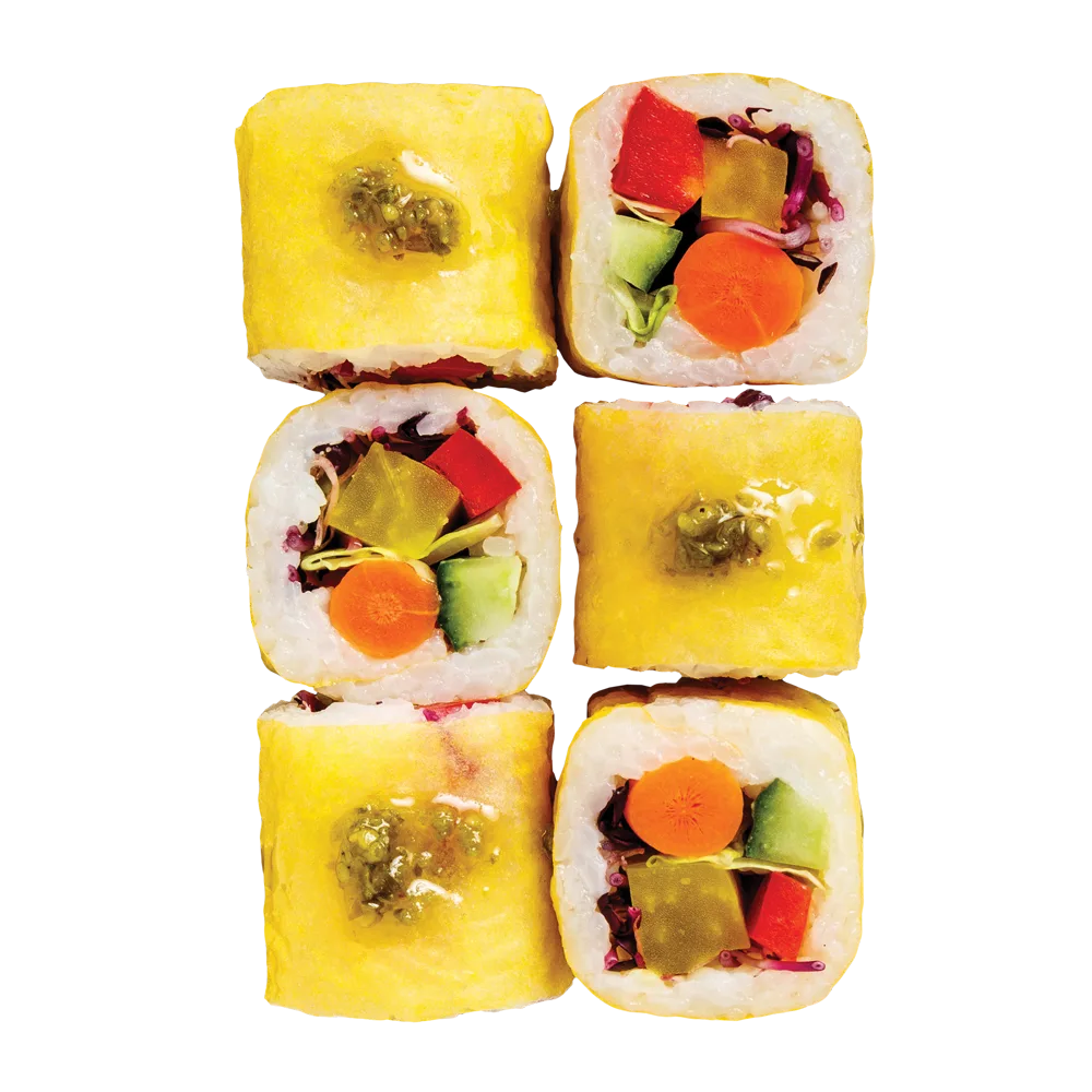 Green uramaki roll (6 db)