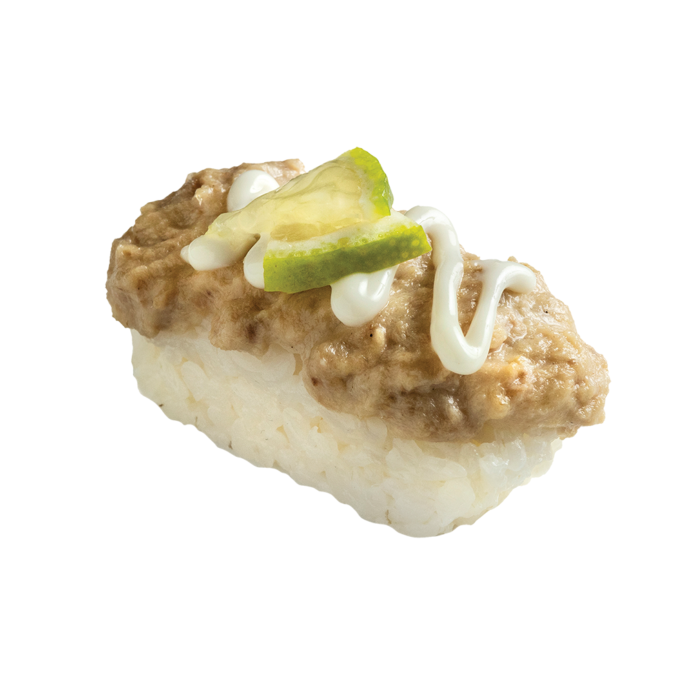 Tonhalkrémes nigiri