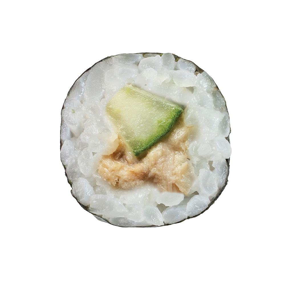 Tonhalkrémes uborka maki