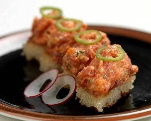 Rice crispy tuna