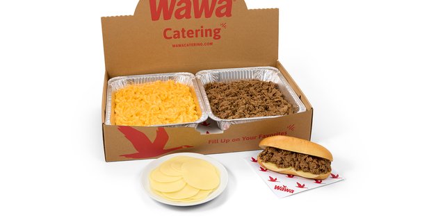 Beef Steak and Mac and Cheese Hoagies Hot Tray