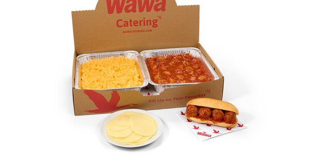 Meatball Hoagie and Mac and Cheese Hot Trays