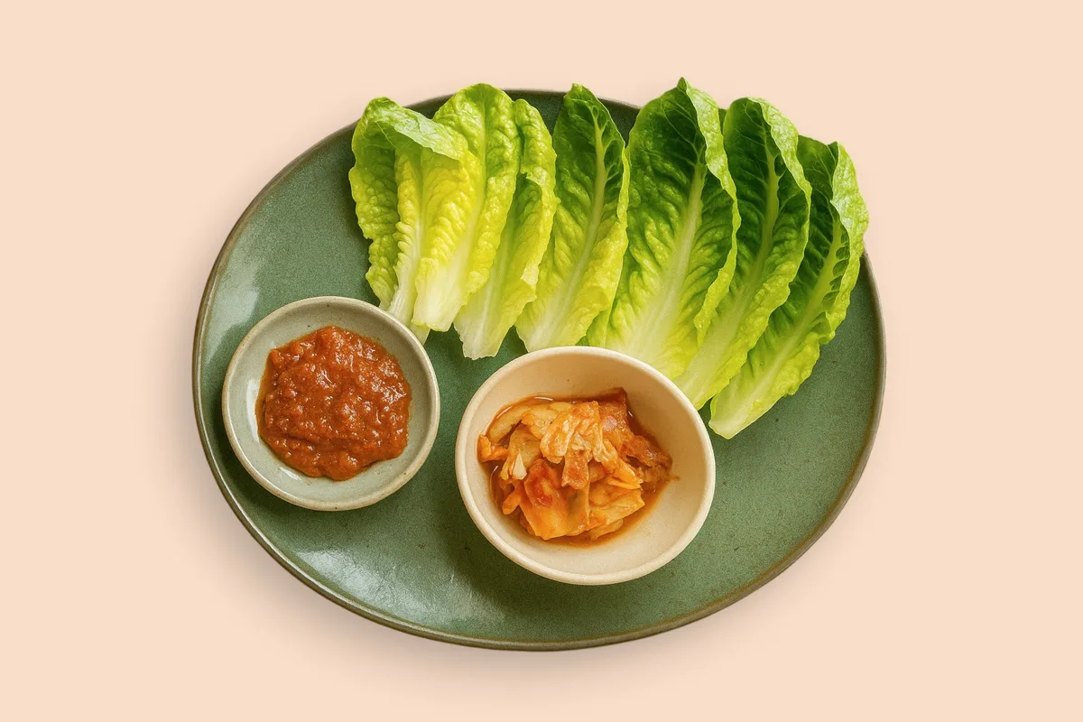 Romaine Lettuce with Soybean Paste — Ssamjang
