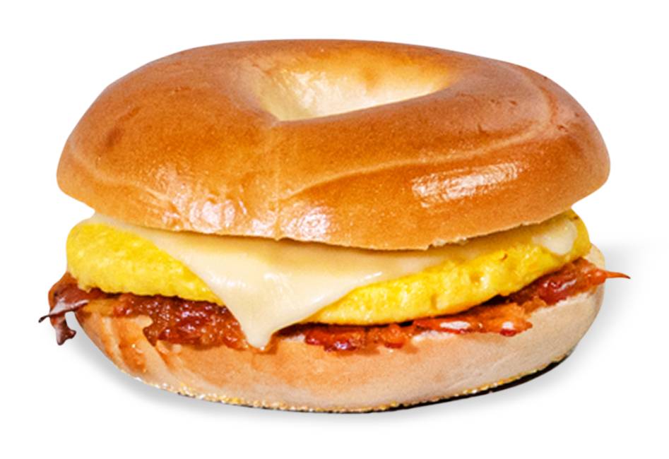 Bacon, Egg and Cheese Sizzli Bagel
