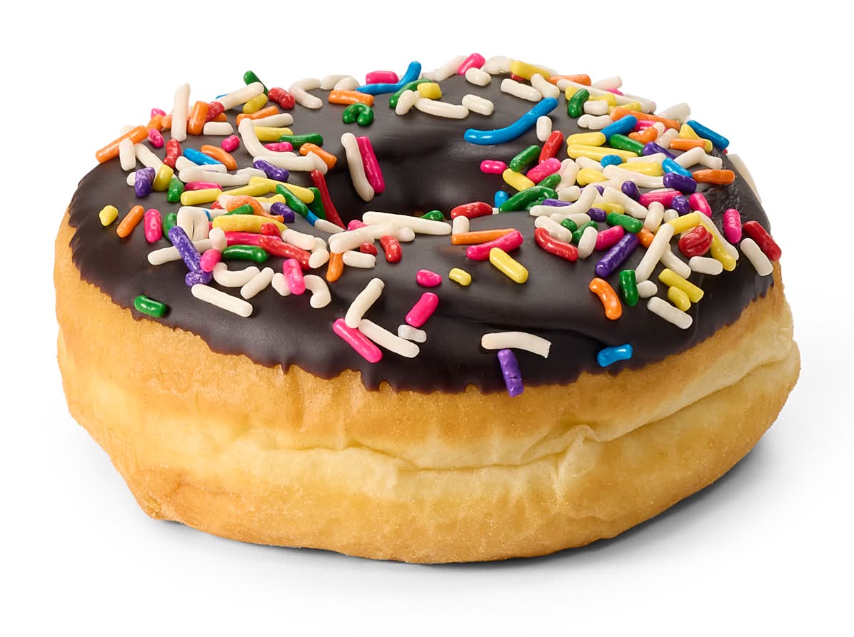 Chocolate Frosted Sprinkle Donut