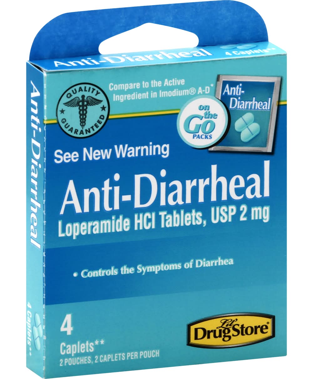DrugStore Anti-Diarrheal Loperamide 2 mg Caplets (0.4 oz)