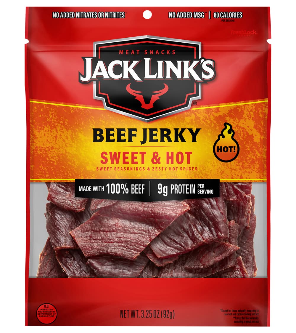 Jack Link's Beef Jerky, Sweet and Hot (3.25 oz)