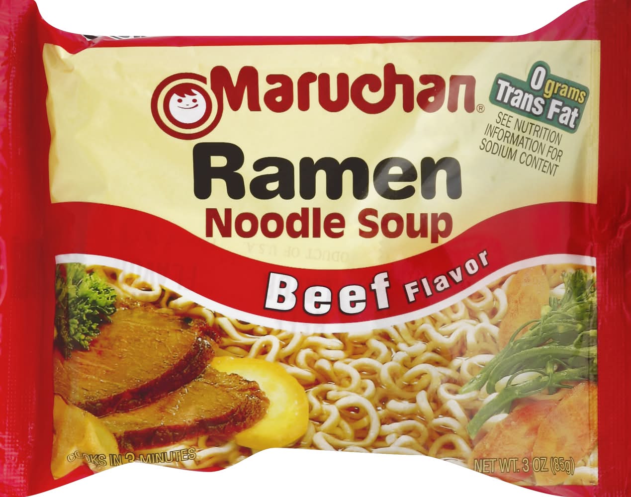 Maruchan Ramen Noodle Soup, Beef (3 oz)