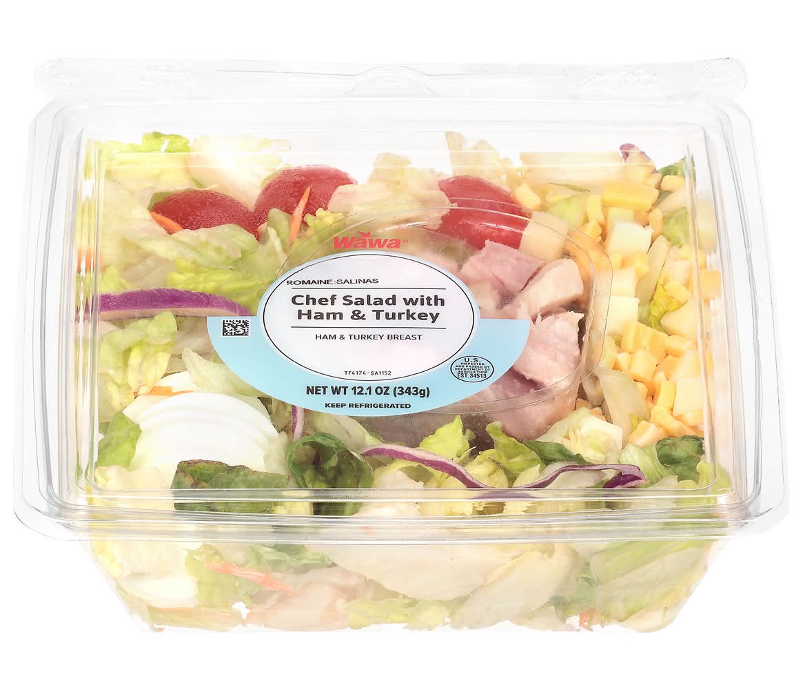Wawa Chef Salad With Ham and Turkey Breast (12.1 oz)