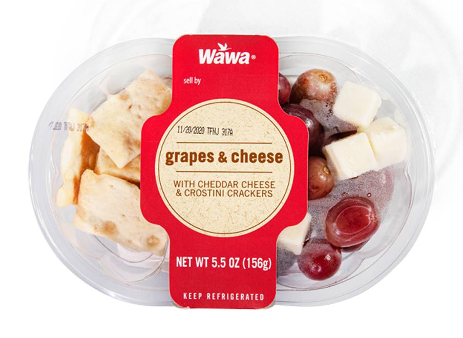 Wawa Grapes and Cheese With Crostini Crackers (5.5 oz)